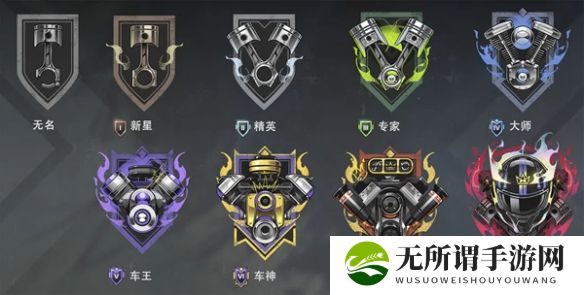 极品飞车集结段位等级有哪些 极品飞车集结段位等级表一览